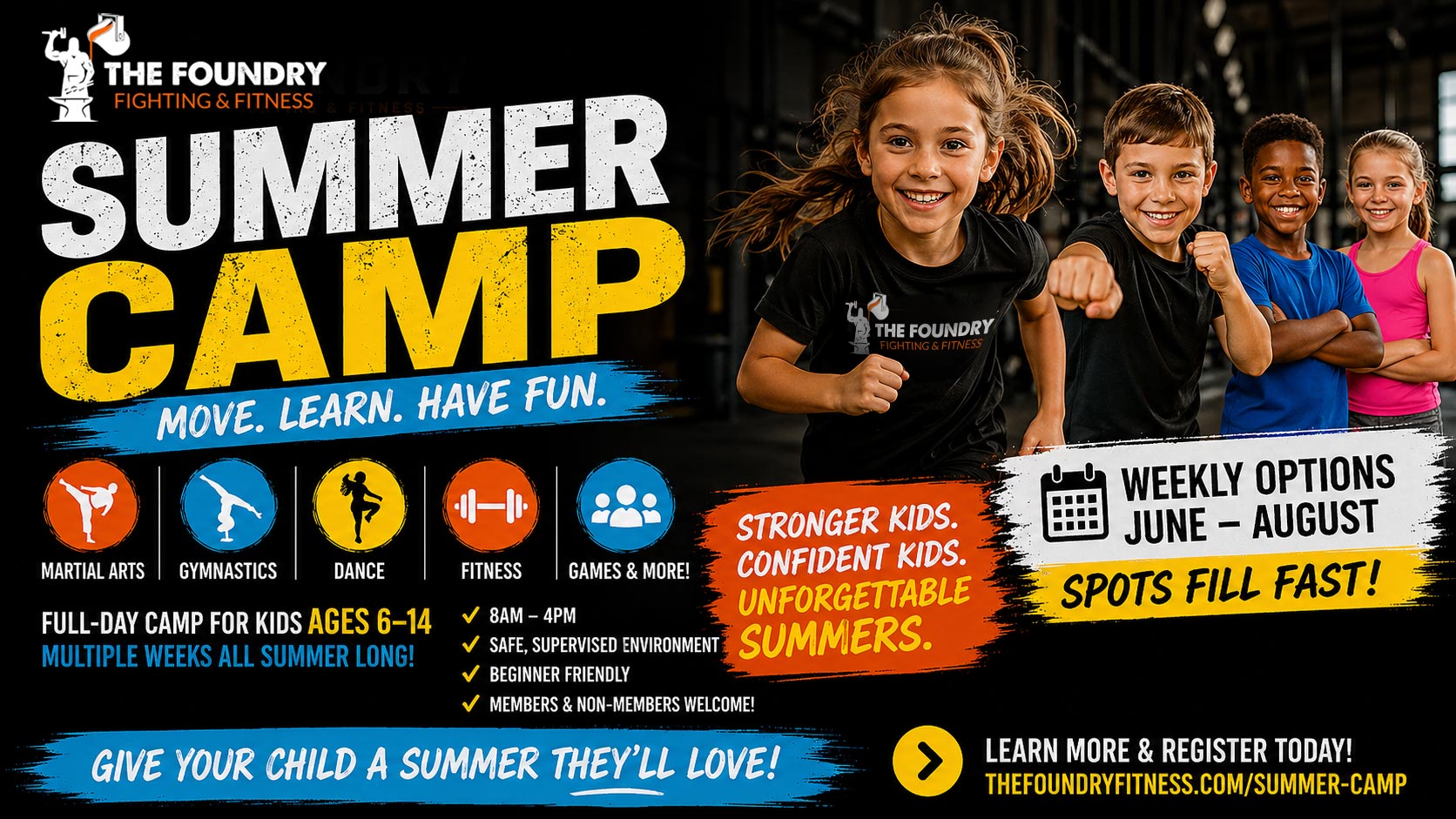 Summer Camp in Beaufort SC at The Foundry